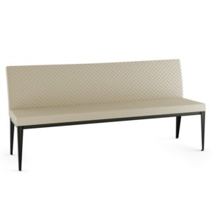 Pablo Bench w/ quilted fabric ~ 30473Q by Amisco