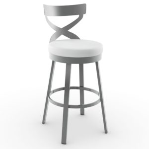 Lincoln Swivel Stool w/ Cushion Seat (customizable) ~ 41478 by Amisco