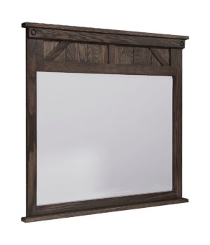 Cedar Lakes 60″ Dresser Mirror by Amish Crafted by Noah Bontrager