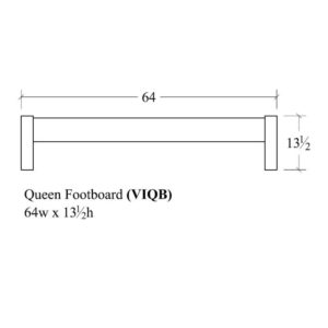 Victor Queen Footboard by Amish Crafted by Noah Bontrager