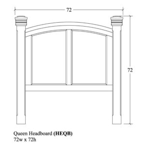 Havenridge Queen Headboard by Amish Crafted by Noah Bontrager