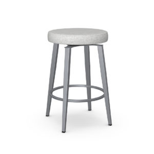 Zip Swivel Stool (without memory return) Upholstered seat by Amisco