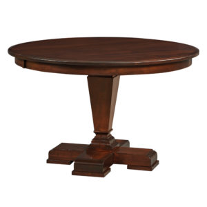 Fulton Single Pedestal Table by Amish Crafted by Noah Bontrager