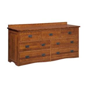Bungalow 7 Drawer Dresser by Amish Crafted by Noah Bontrager