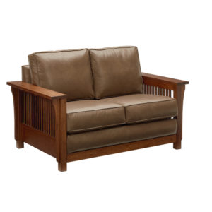 Bungalow Mission Love Seat by Amish Crafted by Noah Bontrager