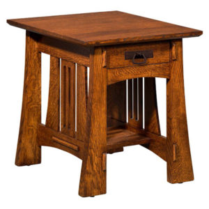 Highland End Table with Drawer by Amish Crafted by Noah Bontrager