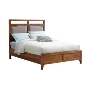 Simplicity Upholstered Bed by Amish Crafted by Noah Bontrager