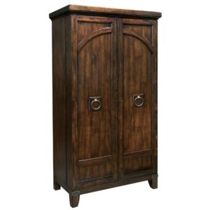 Rogue Valley Wine & Bar Cabinet by Howard Miller (Aged Linen)