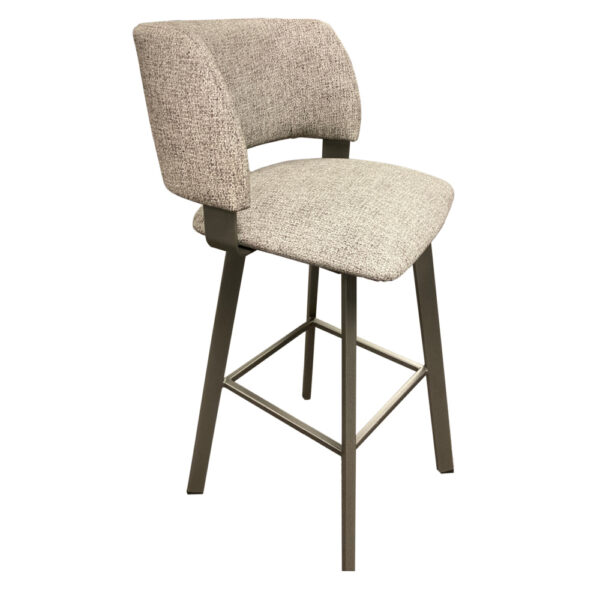 Easton 26" or 30" Swivel Stool w/ Cushion Seat (Mineral/Atmosphere) ~ 41535 by Amisco