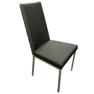 Luna (Magnetite/Interlink) Cushion Dining Chair ~ 30317  by Amisco