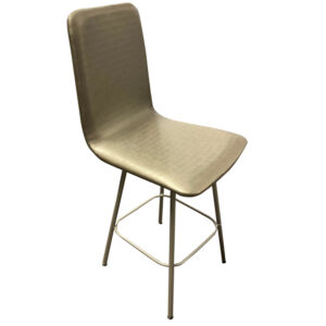 Bray 26″ or 30″ Swivel Stool w/ Cushion Seat (Titanium/Cemento) ~ 41333 by Amisco