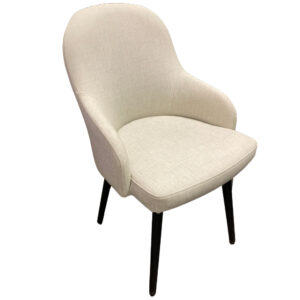 Weston (Black/Marshmello) Cushion Dining Chair ~ 30534 by Amisco
