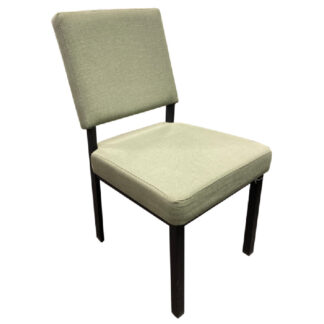 Mathilde Dining Chair w/ Cushion Seat (Black/Artichoke) ~ 30340 by Amisco
