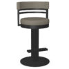 Sunny 26" or 30" Swivel Stool w/ Cushion Seat (Black/Zigzag) ~ 41575 by Amisco