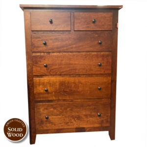 Shenandoah Solid Character Cherry Amish Crafted 6 Drawer Chest (Michaels Cherry) by Simply Amish