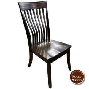 Christy Solid Red Oak Amish Crafted Side Chair (OCS 230 Onyx) by Hermie’s