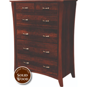 Francois Solid Sap Cherry Amish Crafted 6 Drawer Chest (OCS 117 Asbury) by Noah Mast