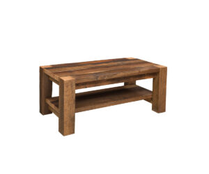 Timber Ridge Coffee Table with Shelf by Urban Barnwood