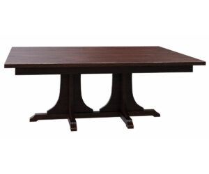Mission Double Pedestal Table by Hermie’s
