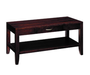 BR-1392-S Barrington Coffee Table w/Shelf w/1 Drawer by Nisley Cabinets