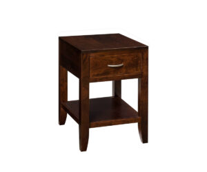 BR-1393-S End Table w/Shelf w/1 Drawer by Nisley Cabinets