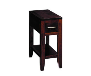 BR-1394-S Barrington Chair Table w/Shelf w/1 Drawer by Nisley Cabinets