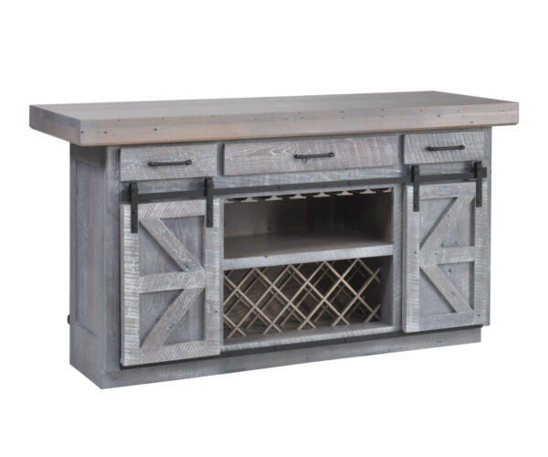 Urban Bar with Barn Doors by Urban Barnwood