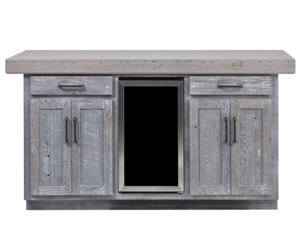 Urban Bar With Mini Fridge by Urban Barnwood