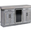 Urban Bar With Mini Fridge by Urban Barnwood