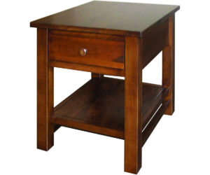 CA-593 Cabin Creek End Table w/1 Drawer by Nisley Cabinets