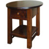 CA-675 Cabin Creek Oval Top Table w/1 Drawer by Nisley Cabinets