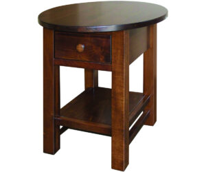 CA-675 Cabin Creek Oval Top Table w/1 Drawer by Nisley Cabinets