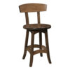 Cordova Swivel Barstool W/ Back by Nisley Cabinets