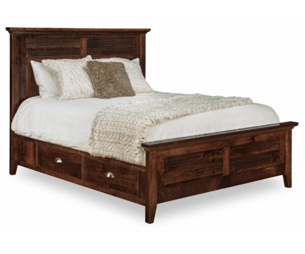 Cottage 4 Drawer Raised Storage Bed by Crystal Valley Hardwoods