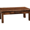 Hand Hewn Coffee Table by Ashery Oak