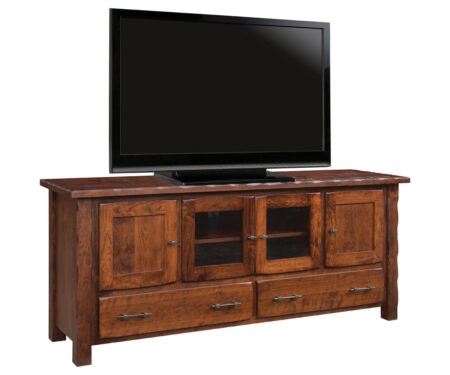 70″ Hand Hewn TV Stand by Ashery Oak