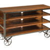 Harper TV Cart by Crystal Valley Hardwoods