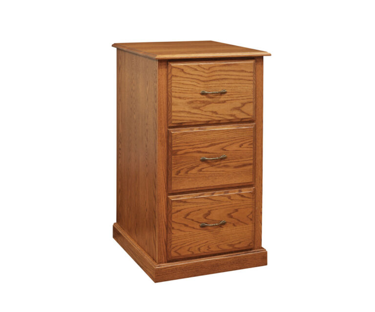 Traditional 3 Drawer Legal/Letter File by Ashery Oak Lou Rodman's Barstools & Dining