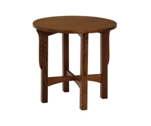 Landmark Round End Table by Crystal Valley Hardwoods