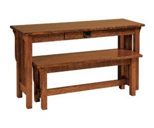 Landmark Nesting Sofa Table And Bench by Crystal Valley Hardwoods