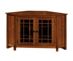 McCoy TV Corner Unit by Crystal Valley Hardwoods