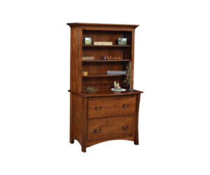 Montana Lateral File Cabinet with Bookcase by Ashery Oak