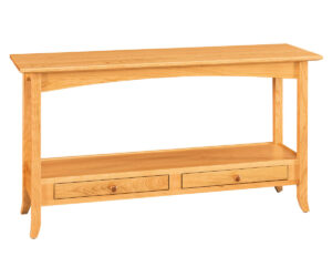 Shaker Hill Open Sofa Table by Crystal Valley Hardwoods