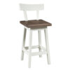 Seafood Swivel Barstool w/Back by Nisley Cabinets