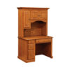 Traditional Student Desk with Hutch by Ashery Oak