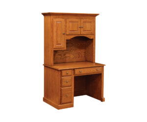 Traditional Student Desk with Hutch by Ashery Oak