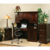 Traditional Desk with Hutch by Ashery Oak