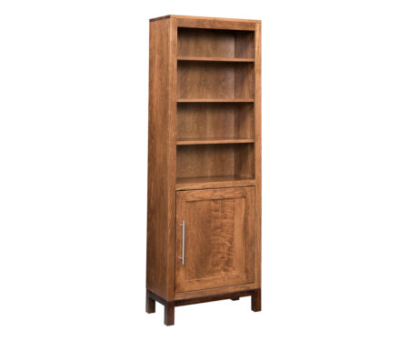 72″ Vienna Bookcase with Doors by Ashery Oak