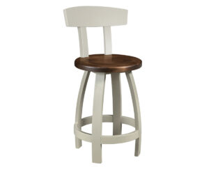 Winfield Bar Stool with Back by Nisley Cabinets LLC