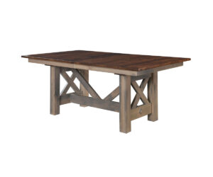 Coastal Double Pedestal Table by Hermie’s Table Shop